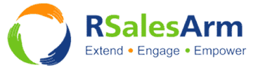 RSalesArm logo representing CRM and sales automation partnership.